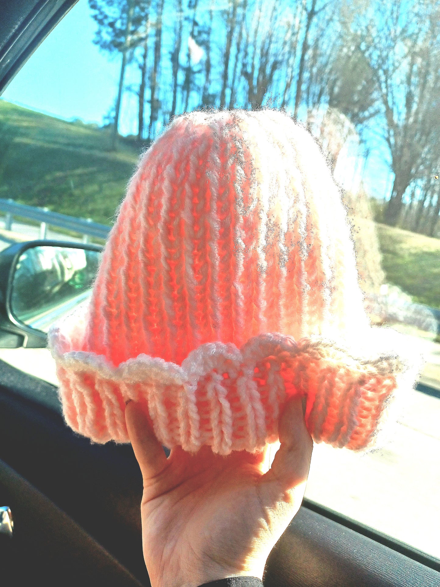 'Lacy, Oh, Lacy' Knitted Beanie