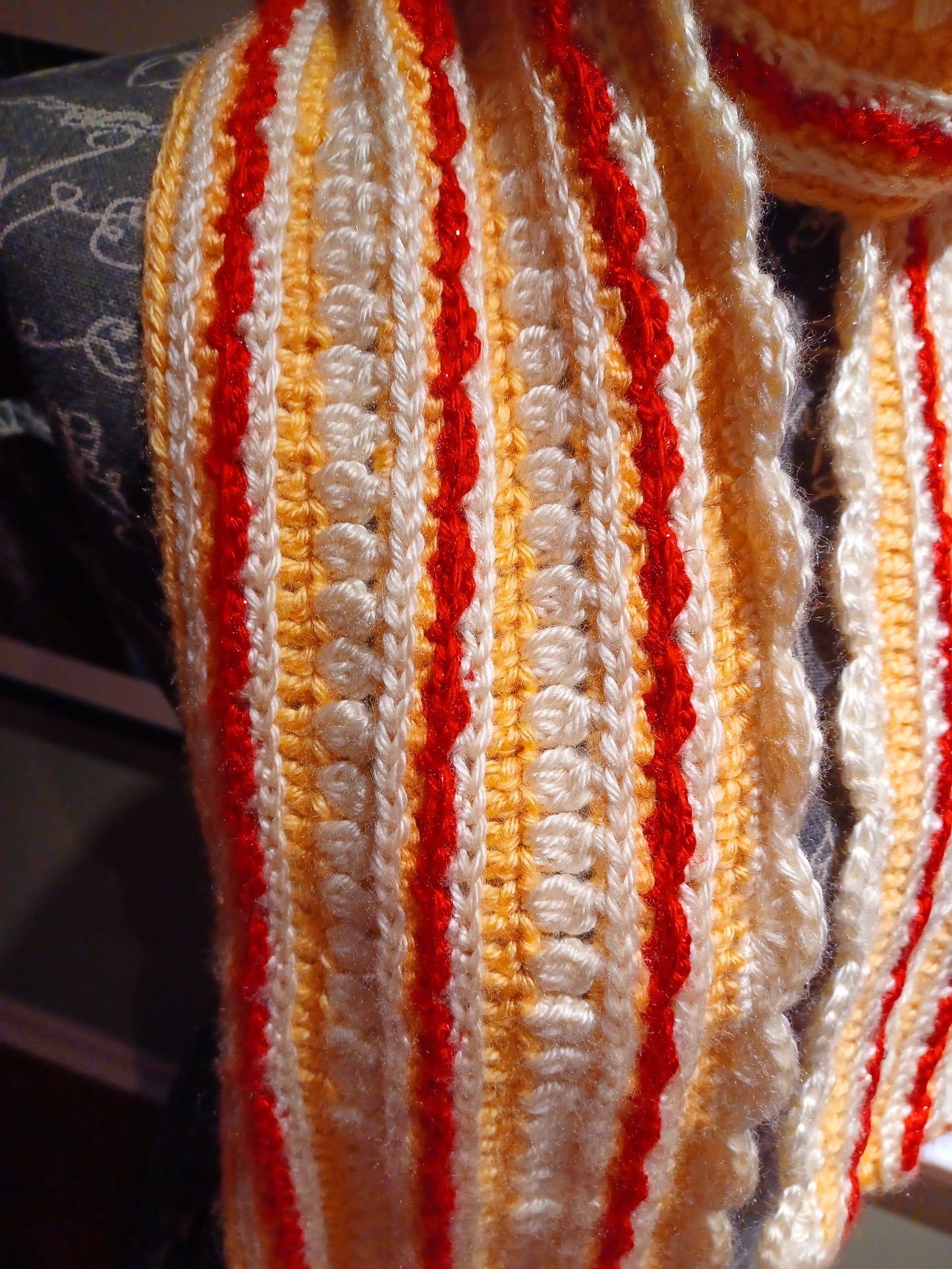 'Strawberry Shortcake' Crochet Scarf
