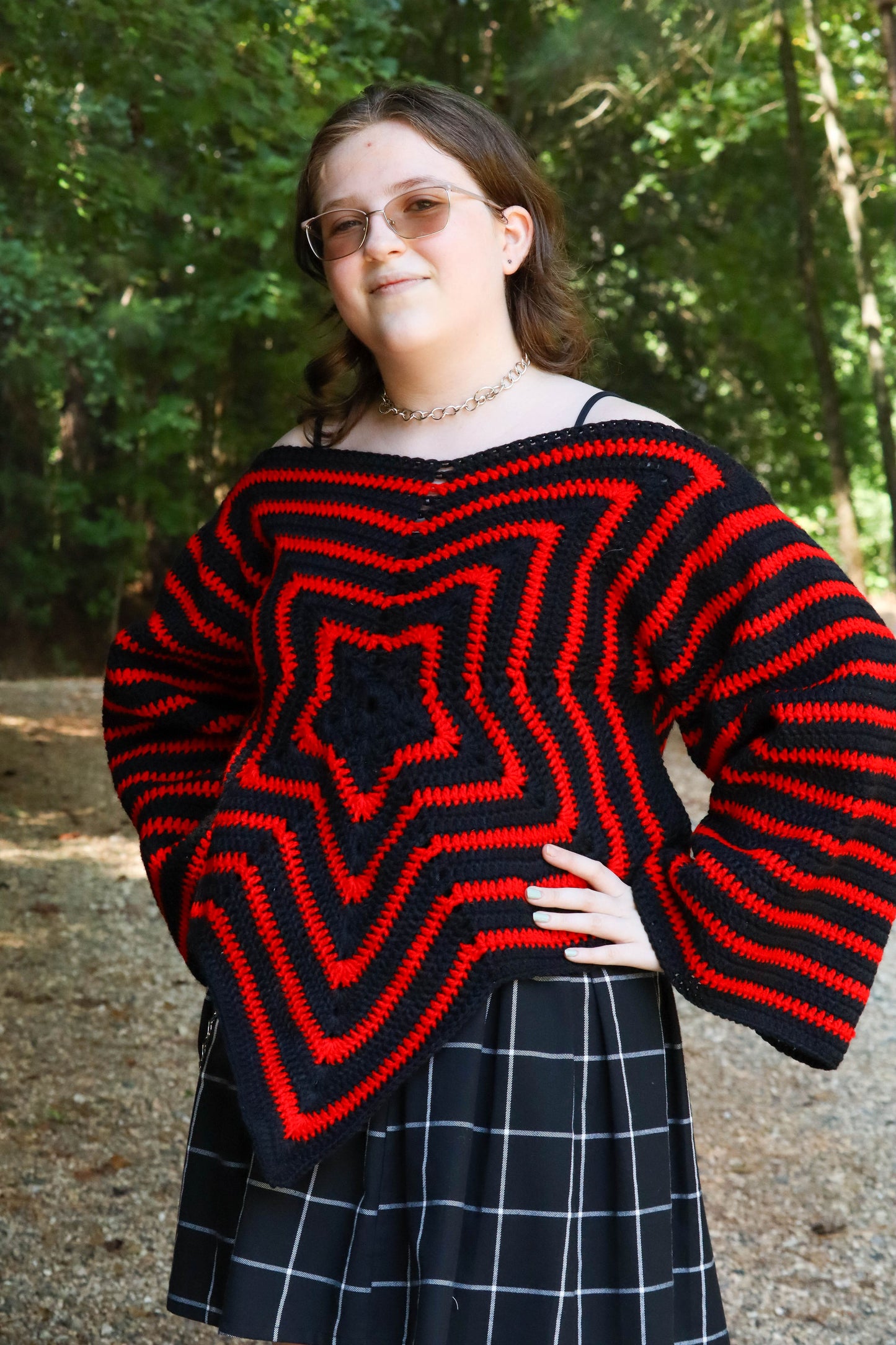 'Blood of the Stars' Crochet Sweater