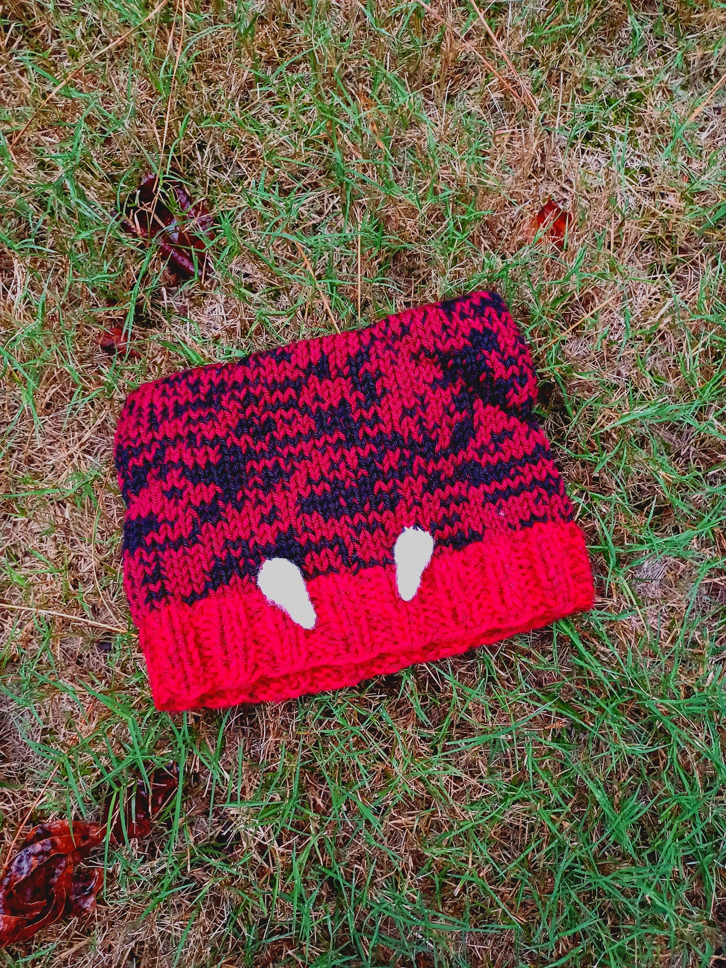 'Sink in Your Teeth' Knitted Cat Hat