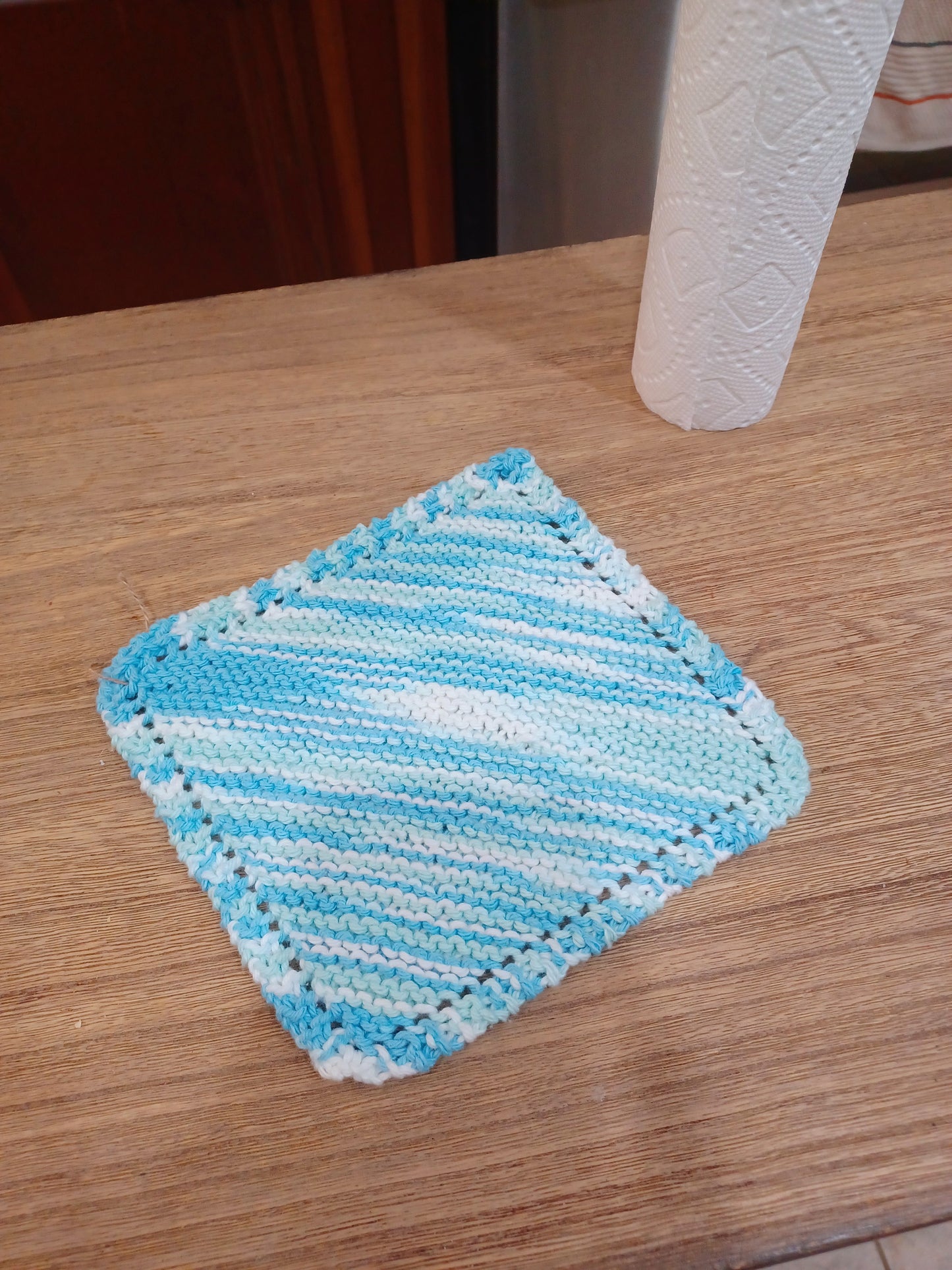 Knit Eyelet Washcloth
