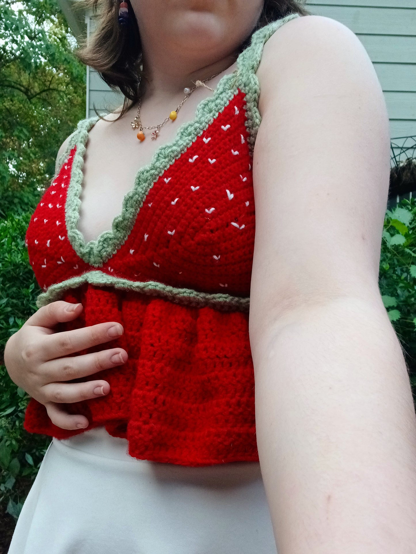 'Strawberry Fields' Crochet Top
