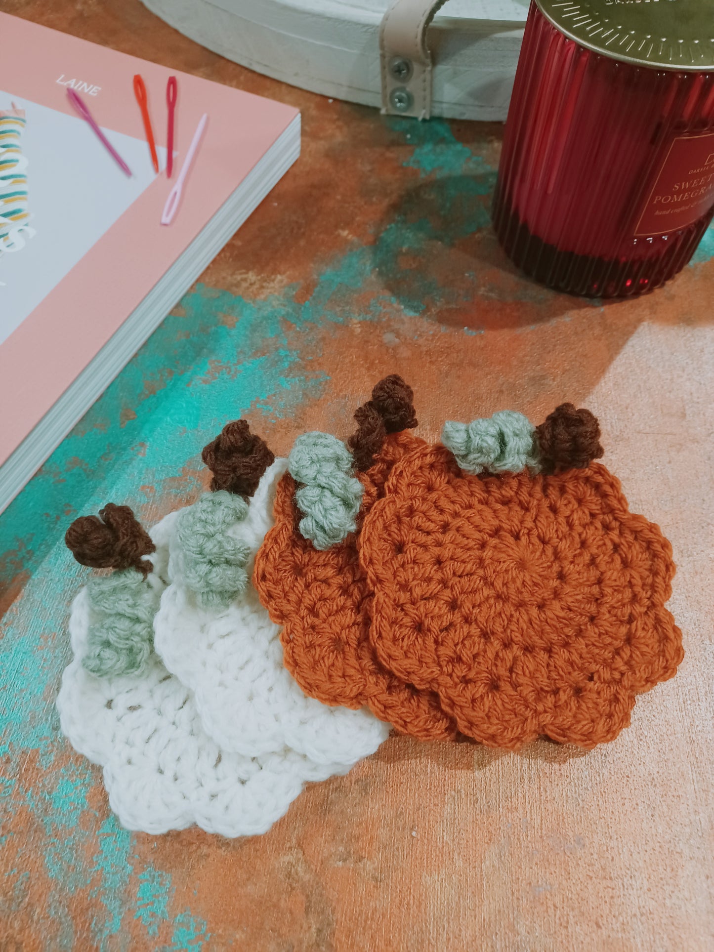 'Pumpkin Patch' Coaster Set