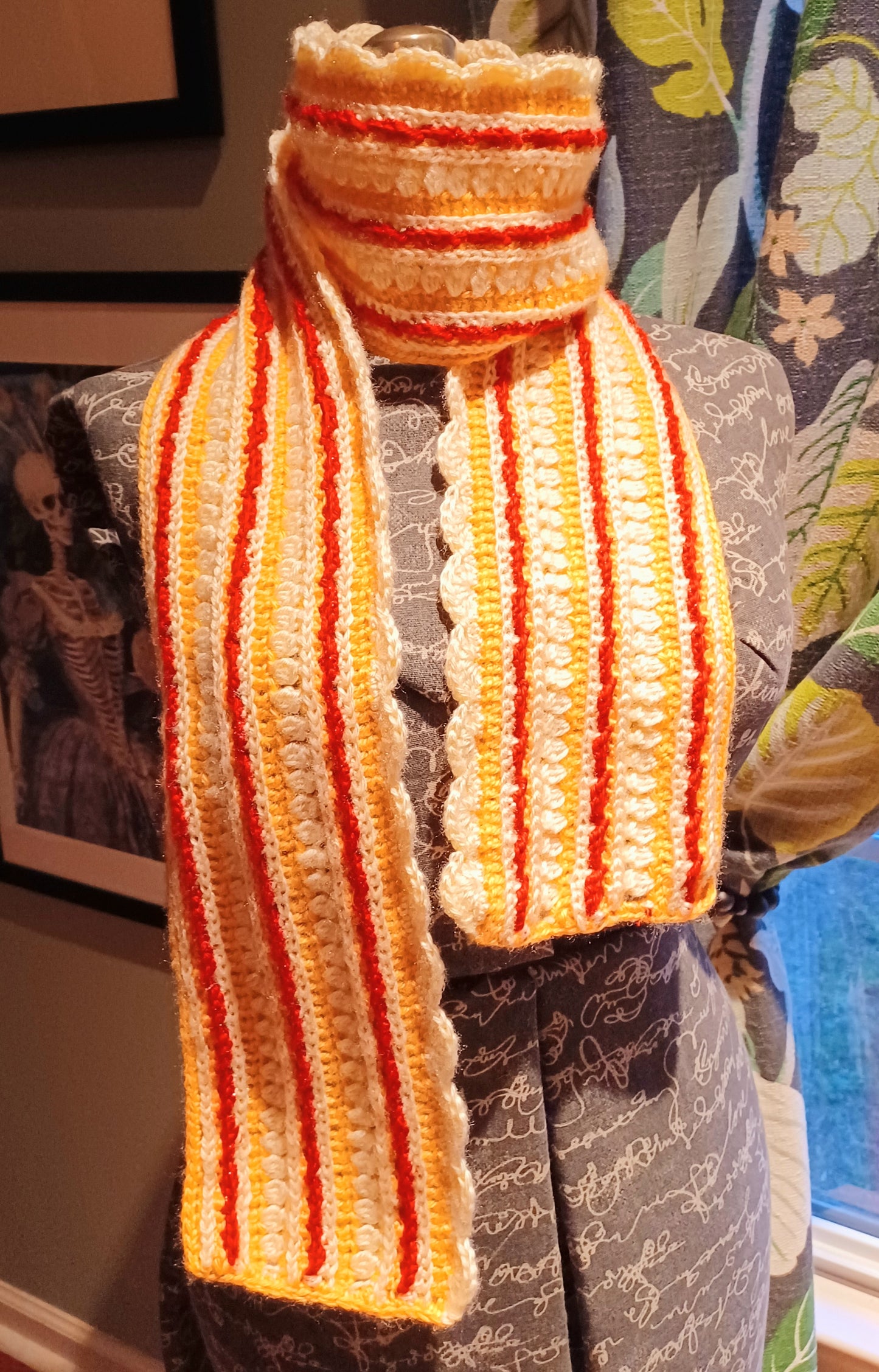 'Strawberry Shortcake' Crochet Scarf