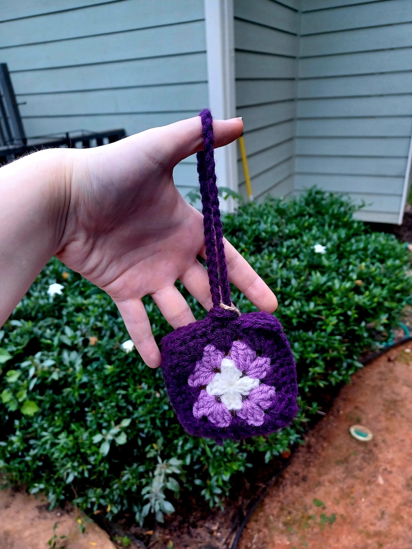 Crochet Granny Square Pouch