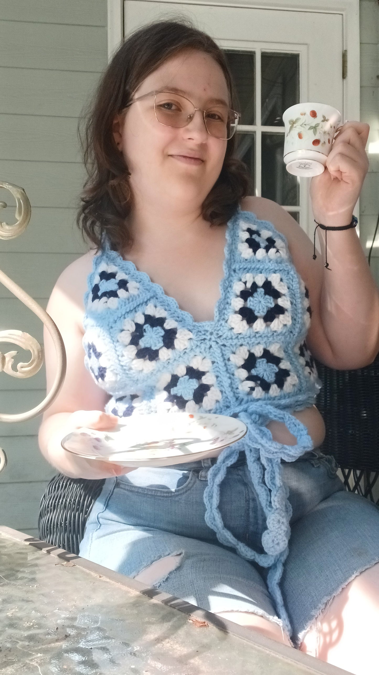 'Tea Time' Crochet Top