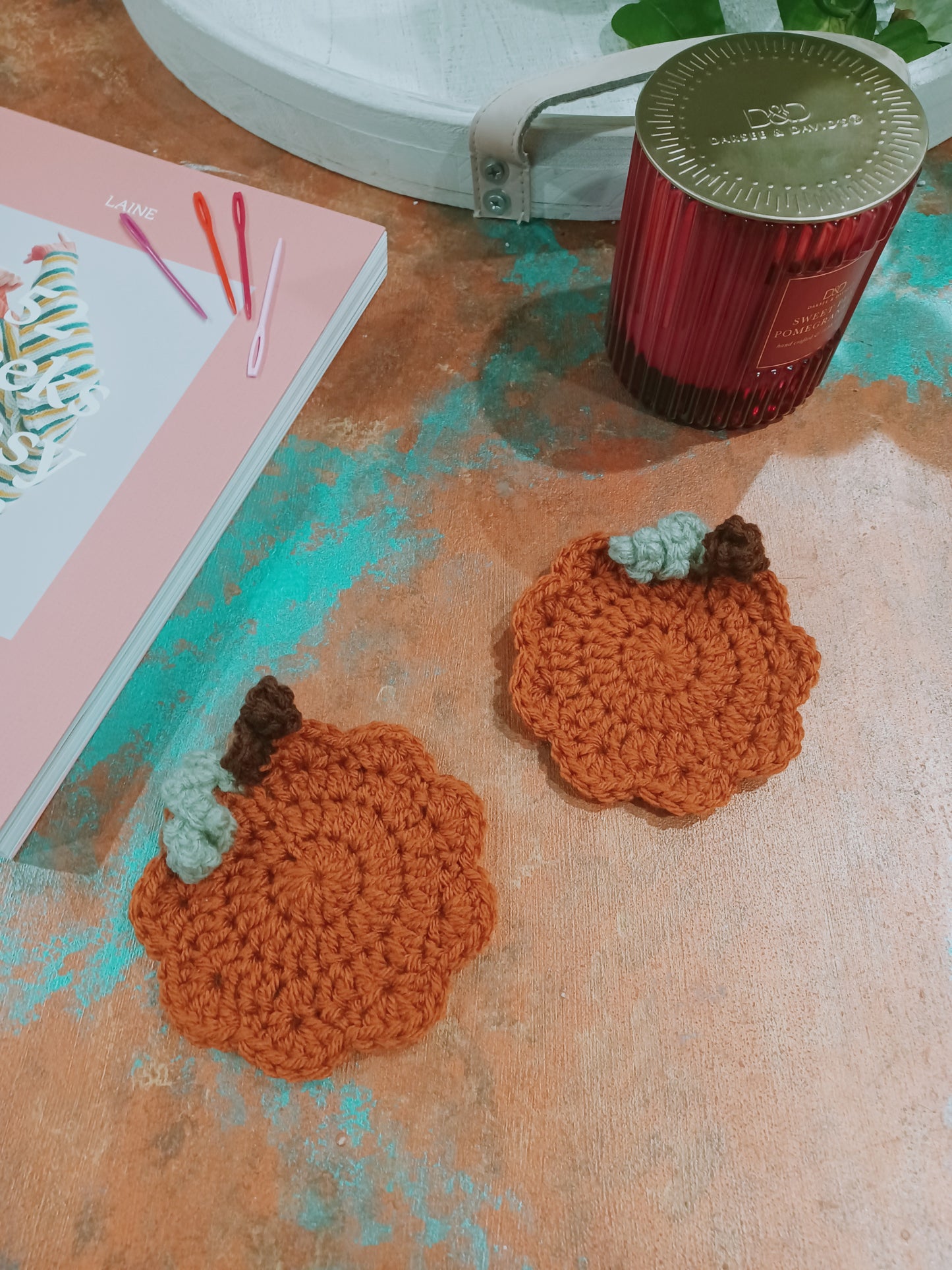 'Pumpkin Patch' Coaster Set