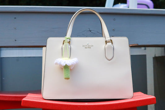 Crochet Daisy Chapstick Case