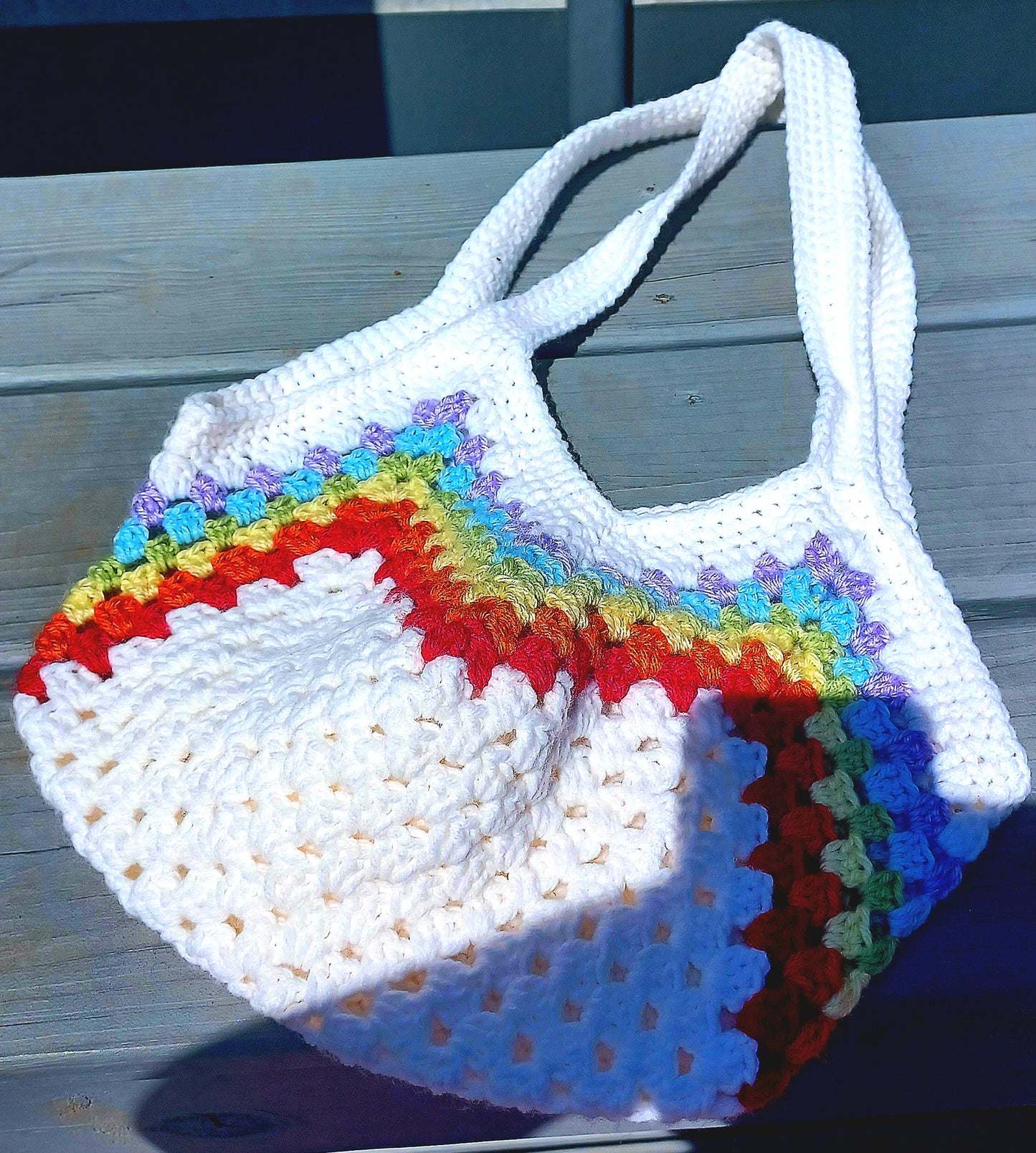 Custom Order Pride Crochet Market Bag